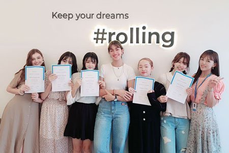 Small Korean class completion ceremony for learning Korean